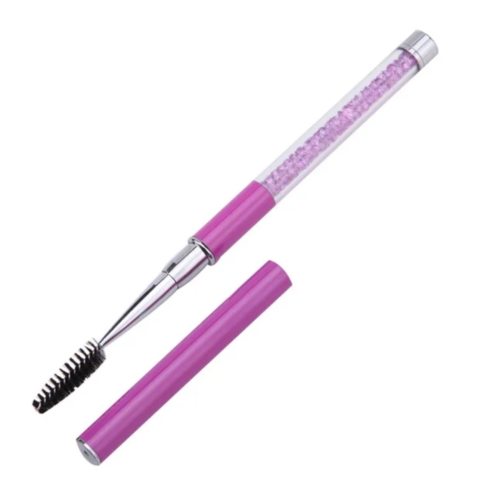 Pink Crystal Eyebrow Brush